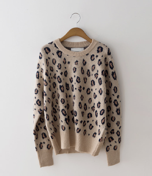 soft leopard gold knit[니트BCG72]안나앤모드