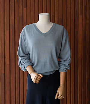 lony v neck basic knit[니트BME25]안나앤모드