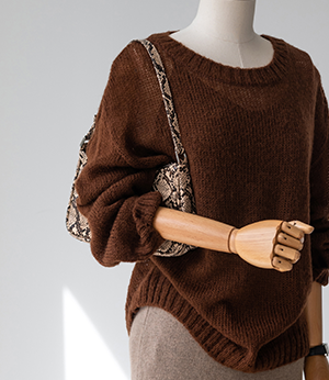 fog wool rouge knit[니트BND84]안나앤모드