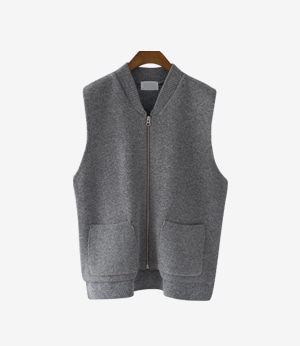 Knit zip-up vest[베스트FX3764]안나앤모드