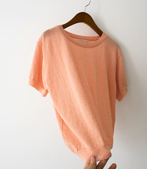 peach linen knit[니트BJ322]안나앤모드