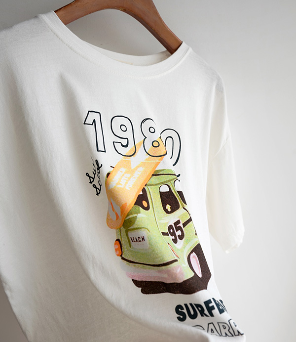 1980 워싱 티셔츠 [티셔츠CHX53]안나앤모드